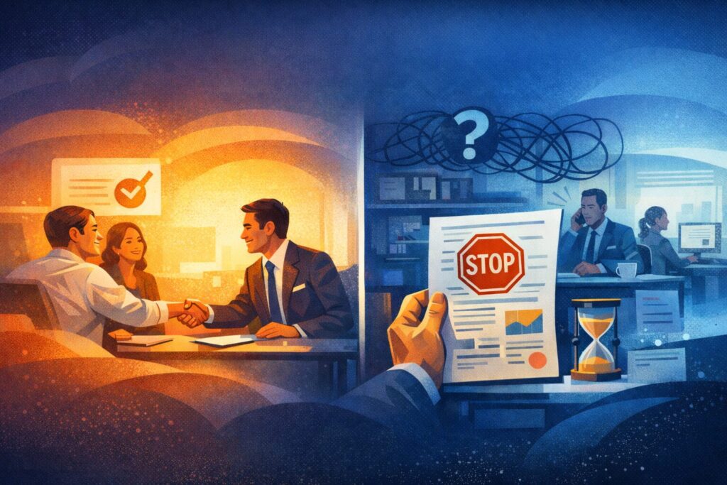 fluxo de aprovação de pedidos na gestão comercial