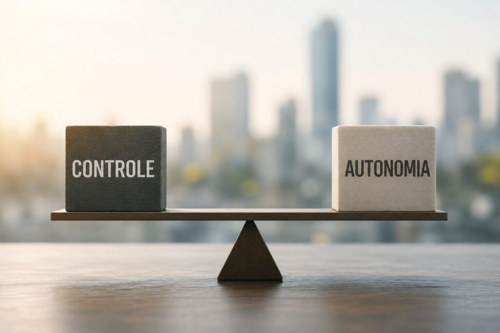 Autonomia comercial: Autonomia sem critério perde margem. Controle sem flexibilidade perde venda